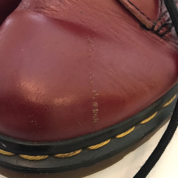 Vintage 90’s dark cherry Dr. Martens boots - Picture 9 of 12